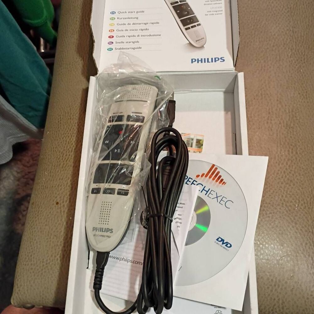 Philips Speech Mike Pro PC Dictation Microphone LFH3200